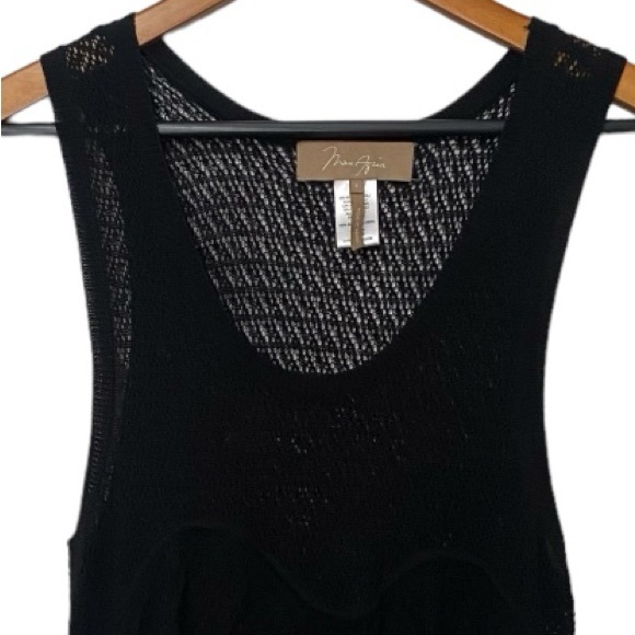 Max Azria Witchy Dark Romantic Sleeveless Cashmere Wool Silk Women’s Size Large - Picture 4 of 17